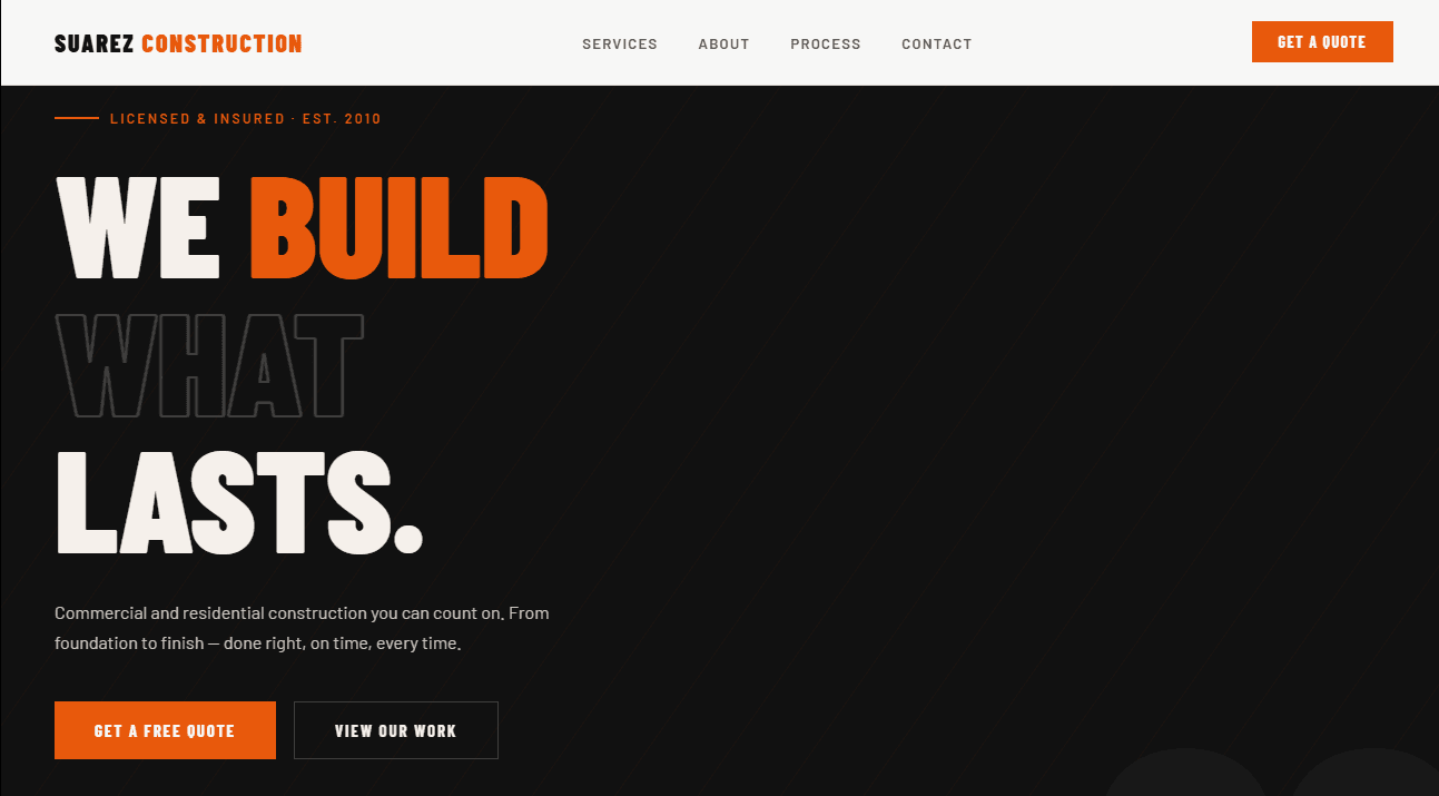 Suarez Construction Co.